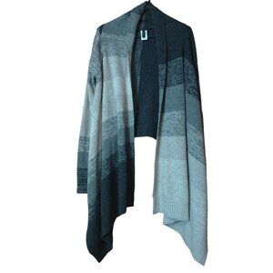 BCBG MAXAZRIA Women's XS 100% Wool Open Front Long Sleeve Cardigan